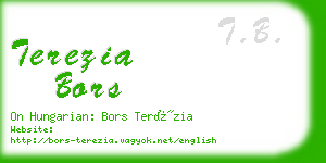 terezia bors business card